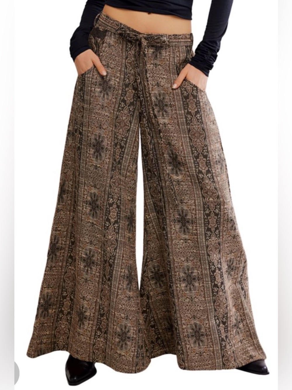 Free People Dahlia Wide Leg Pants - Picture 1 of 14